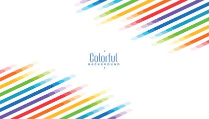Fototapeta premium rainbow pastel color blur lines background