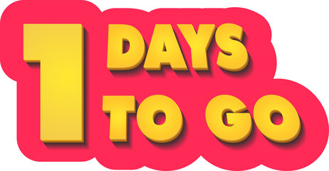 Number days left countdown for promotional banner. Nine, eight, seven, six, five, four, three, two, one, zero days left.