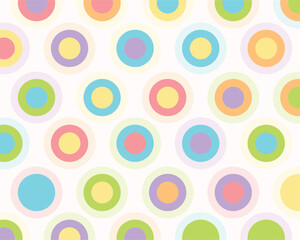 nice polka dotted pattern colorful background