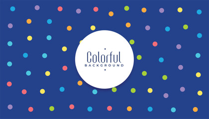 nice colorful polka dotted pattern background