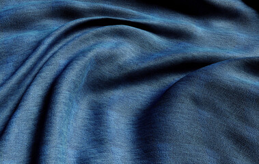 Background fabric. Beautiful folds of fabric. Background for advertising. 3d rendering.