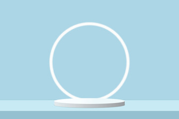 Podium studio stage display for product presentation sophisticated and luxurious designs