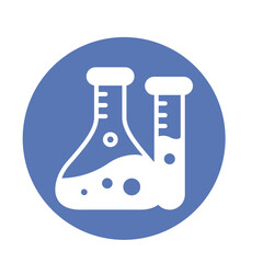 Conical Flask Vector Icon

