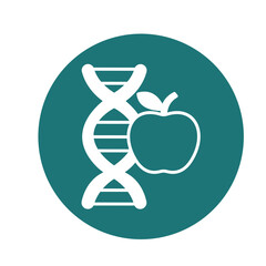 Genetic science Vector Icon

