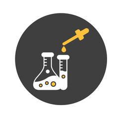 Chemical dropper Vector Icon

