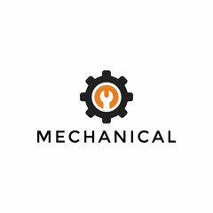 Mechanical Logo Design Vcetor Template