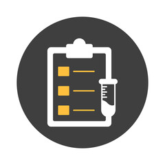 Lab list Vector Icon

