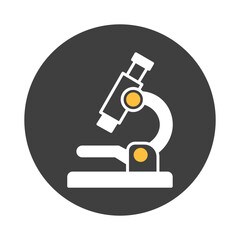 Microscope Vector Icon

