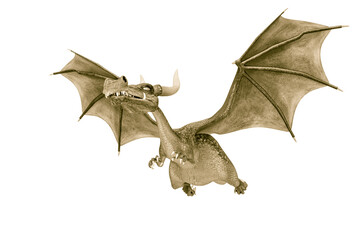 Fototapeta premium dragon cartoon flying