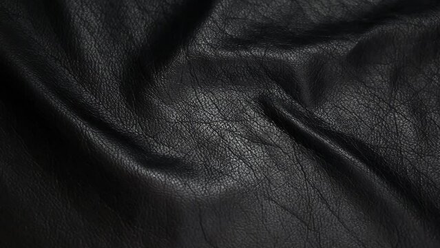 footage of dark leather background