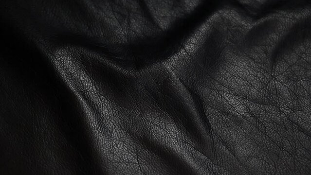 footage of dark leather background
