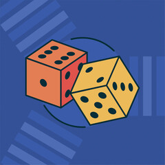 dices game retro style