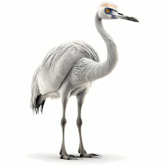 Obraz premium Ostrich isolated white