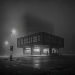 night city street, made by AI