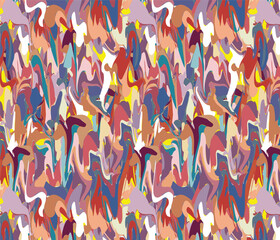 Colorful abstract vector repeat pattern