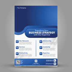 Naklejka premium Business flyer design
