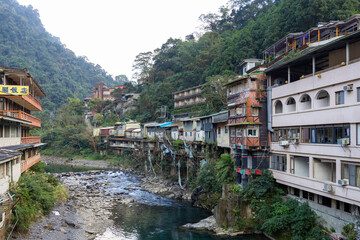 Wulai old street in Taiwan