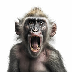Obraz premium Happy Baboon - Funny Monkey