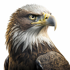 Eagle Isolated White