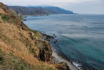 Japanese scenery - view of the coast of the sea
