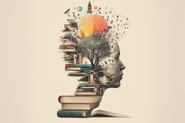 A thinking person, generative ai