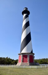 Buxton, North Carolina, USA. October 2, 2019. The Cape Hatteras Light Station. Opened in 1870....