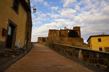 Celleno, the ghost village, Viterbo, Lazio, Italy