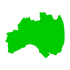 福島県の地図