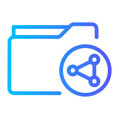folder gradient icon