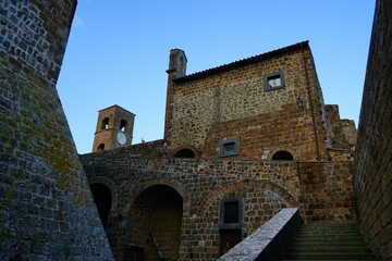 Fototapeta na wymiar Celleno, the ghost village, Viterbo, Lazio, Italy