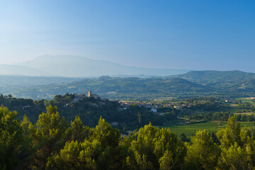 Obraz premium Village Vinsobres in Drome Department, Provence, France