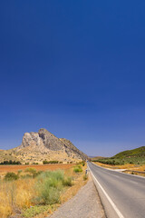 Natural monument The Lovers near Antequera, Malaga, Spain