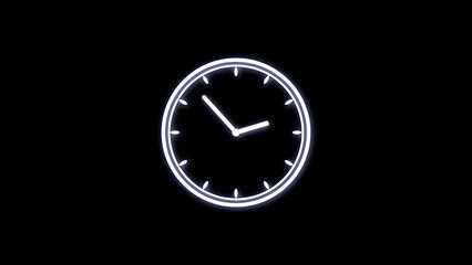 abstract modern clock illustration background 