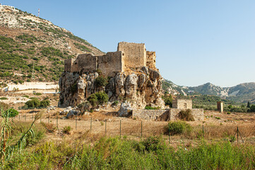 Kreuzritterburg Musaylaha bei Batroun, Libanon