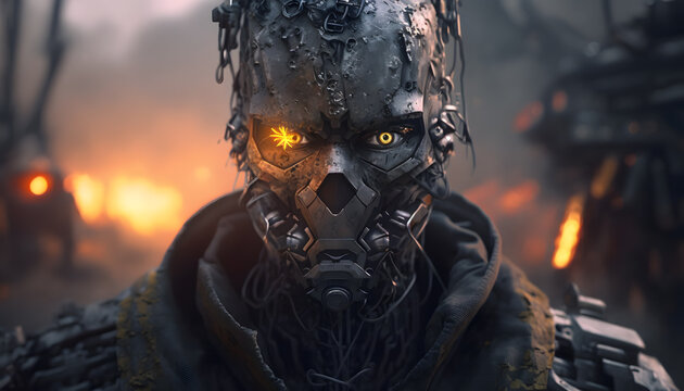 Cyborgs Army - Future War - Generative AI