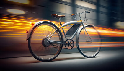 Fototapeta premium Concept of Electric Vehicles of the Future - Generative AI