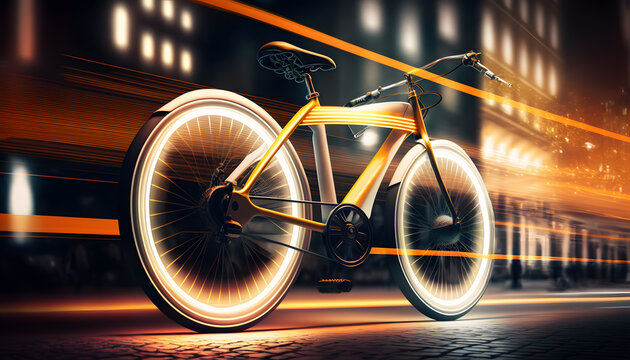 Concept of Electric Vehicles of the Future - Generative AI