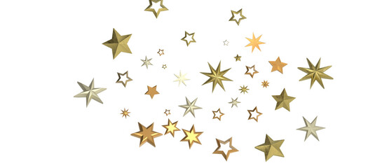 stars background, sparkle lights confetti falling. magic shining Flying christmas stars on night