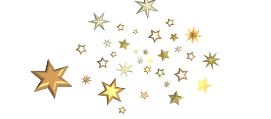 stars background, sparkle lights confetti falling. magic shining Flying christmas stars on night