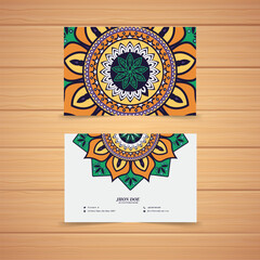 Business Card. Vintage decorative elements. Luxury business Cards. Ornamental floral business cards, oriental pattern, vector illustration. Islam, Arabic, Indian, turkish, pakistan,