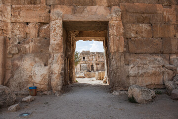 Ruinen in Baalbek, Bekaa,  Libanon