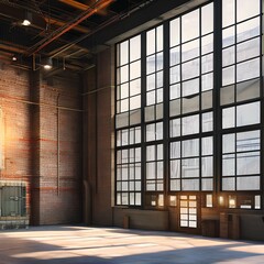 A warehouse converted into a loft with a modern design 2_SwinIRGenerative AI