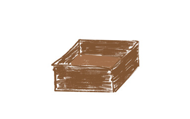 empty sandbox element transpatent background