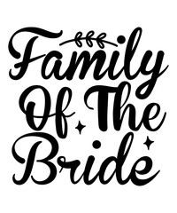 Family Of The Bride SVG Cut File