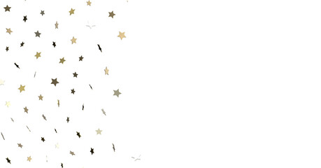 Fototapeta premium Stars - stars. Confetti celebration, Falling golden abstract decoration for party, birthday celebrate,
