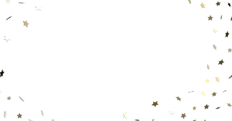Stars - stars background, sparkle lights confetti falling. magic shining Flying christmas stars on night