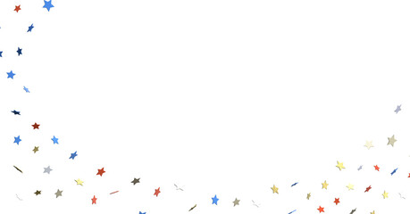 Stars - stars confetti on american independence day