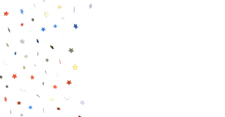 Stars - stars confetti on american independence day