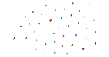 Stars - stars confetti on american independence day