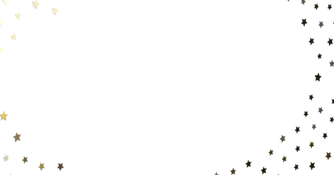 Stars - stars background, sparkle lights confetti falling. magic shining Flying christmas stars on night